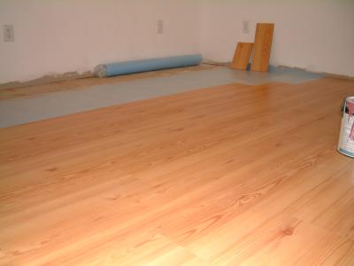 Closeup of flooring