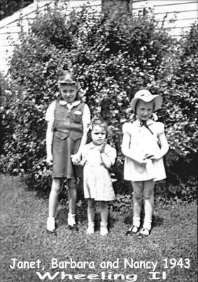 Barb, Janet, Nancy : 1943 (Wheeling, IL)