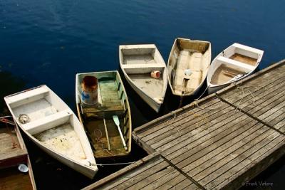 Dinghies at the dock
