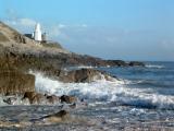 Incoming tide, Bracelet Bay