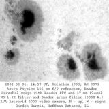 Active Region 9973, June 1, 2002