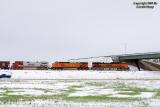 BNSF 1024 West At East Tonville, CO