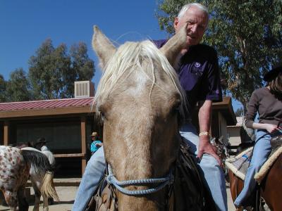 Hardie had to be lifted off this quarterhorse afterwards...too wide!