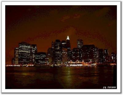 Downtown Manhattan at Night