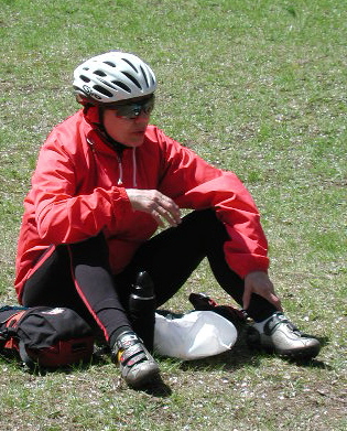 Inconsolable with her cold pizza