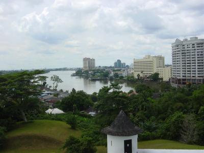 Kuching - view back across the river from the Fort