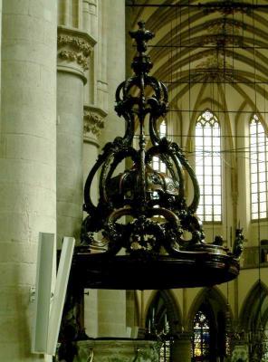 Interior Grote Kerk Dordrecht
Top of pulpit