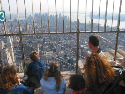 on the empire state building