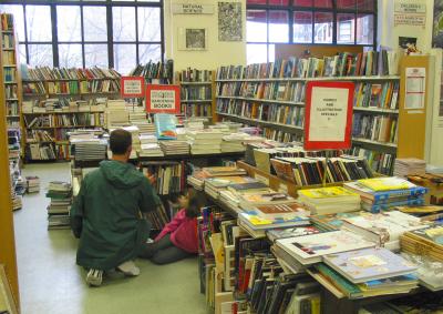 Shopping at Strand Bookstore