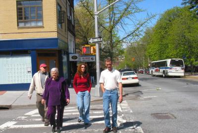 Walking to Brunch