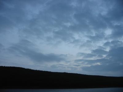 Dusk on the ferry to Saint John, NB