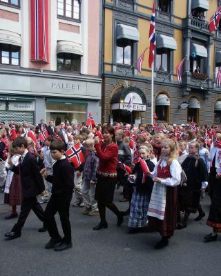 Parade at the Karl Johans Gate