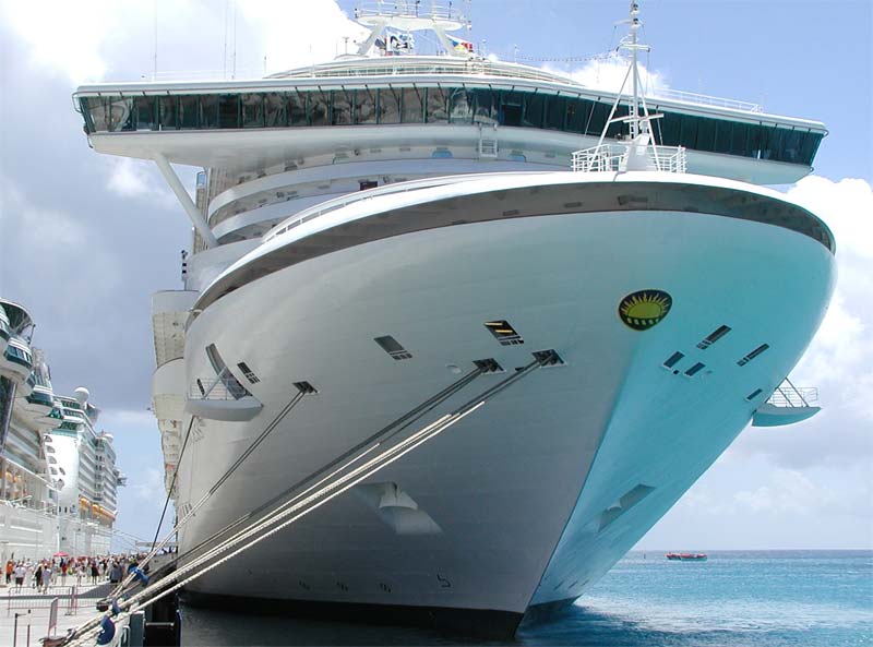 The Golden from the dock at St. Maarten