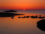 Sunset over regrundsgrepen