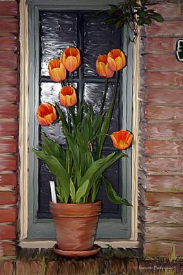 Tulips in Window
