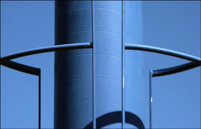 Blue on blue