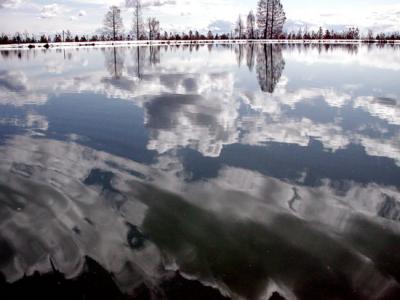 Kilarc Lake Mirrored Sky