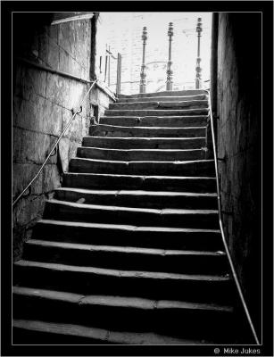 Victorian steps at Bath.