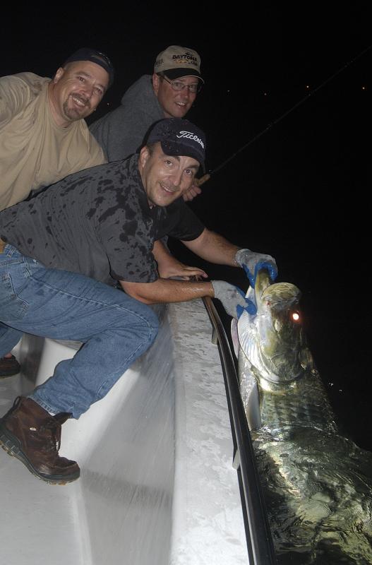 eric john and mike with 80lb tarpon 04-24-03