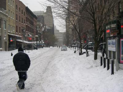 everyone loves to walk down the center of the street