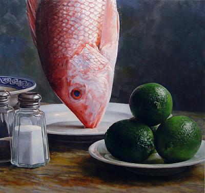8. Snapper and limes. 24 x 25