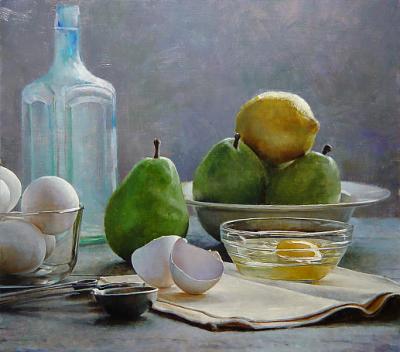 5. Morning still life. 19 1/4 x 21 3/4