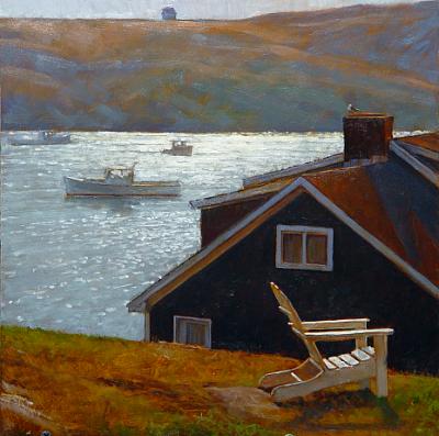 13. Chair, Monhegan. 13 1/4 x 13 1/4