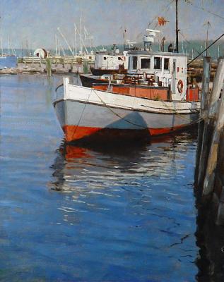 25. Working boat, Rockland. 13 3/4 x 11