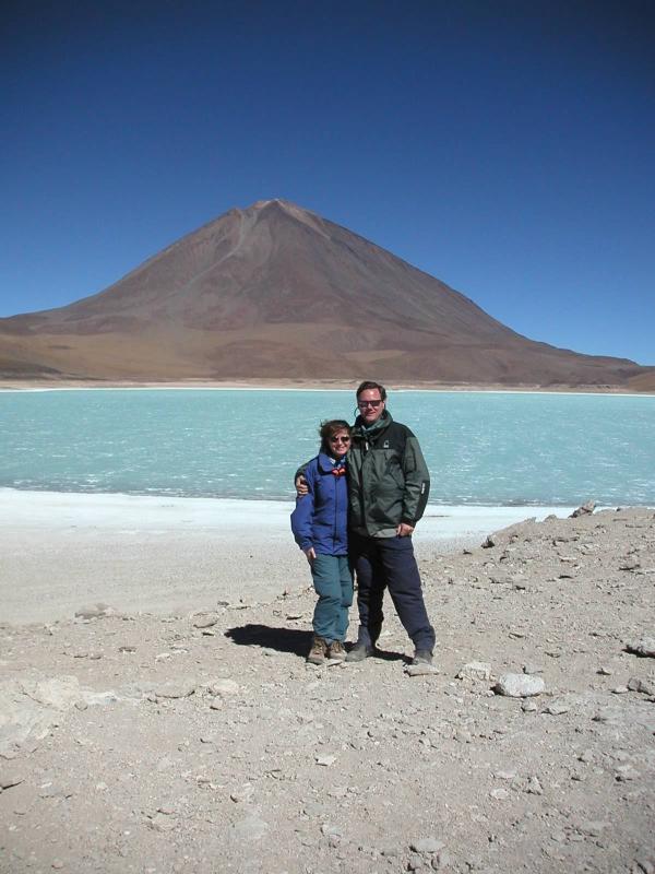 Us at the green lake