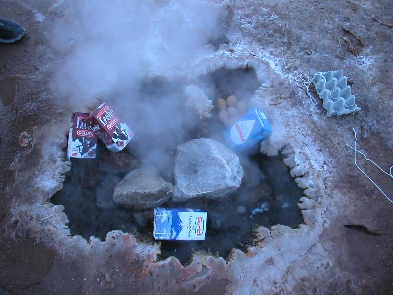 Heating up breakfast
