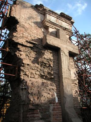 Church remains after 1861 earthquake
