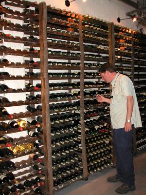 Selecting a bottle