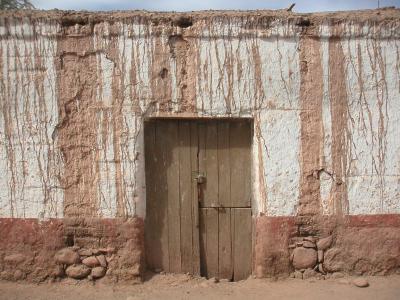 Typical mud brick wall