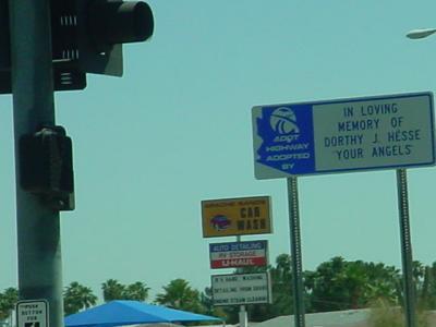 highway signs in Arizona