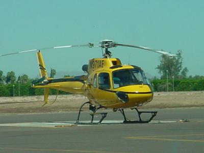 helicopter at Falcon field