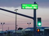 go Gilbert Arizona at sunrise