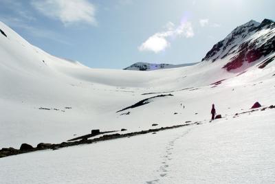 Entering Kambsjkull