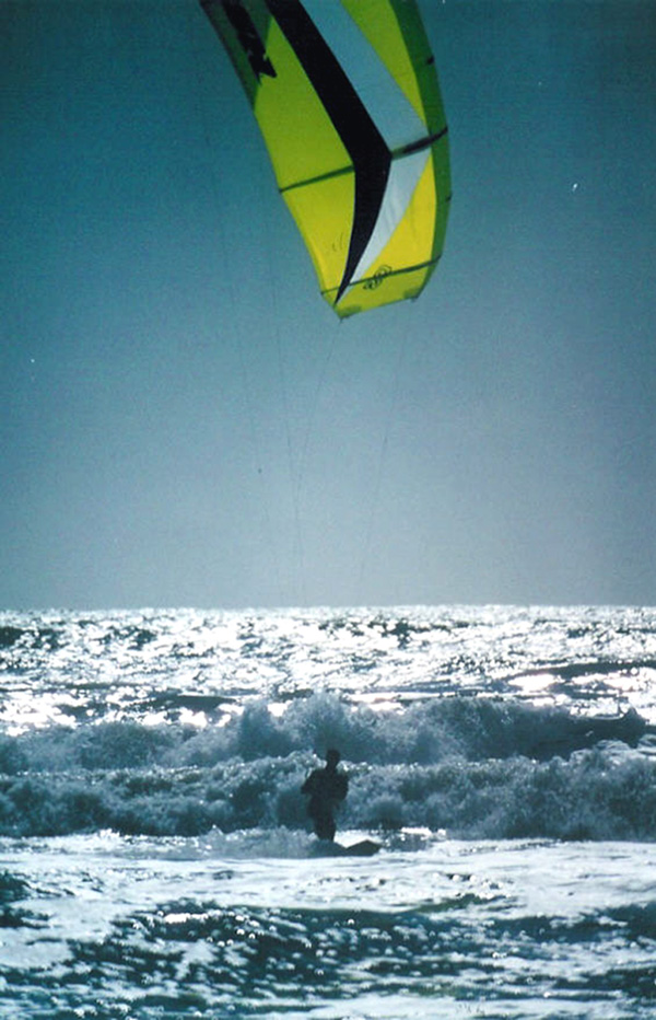 Kite Surfing, Carlsbad, Ca.