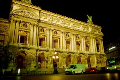 The Opera Garnier at night