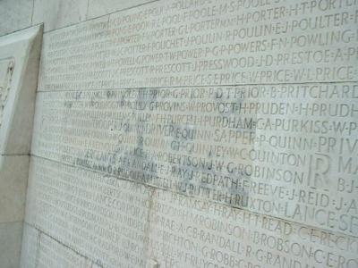 The names of the Soldiers