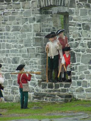 Fort Ticonderoga & reenactors at Crown Point.