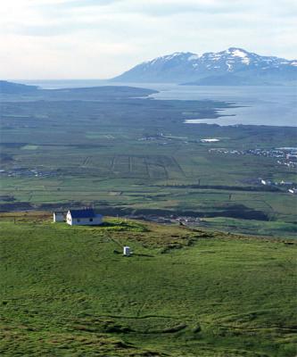 Eyjafjordur from Mt. Sulur