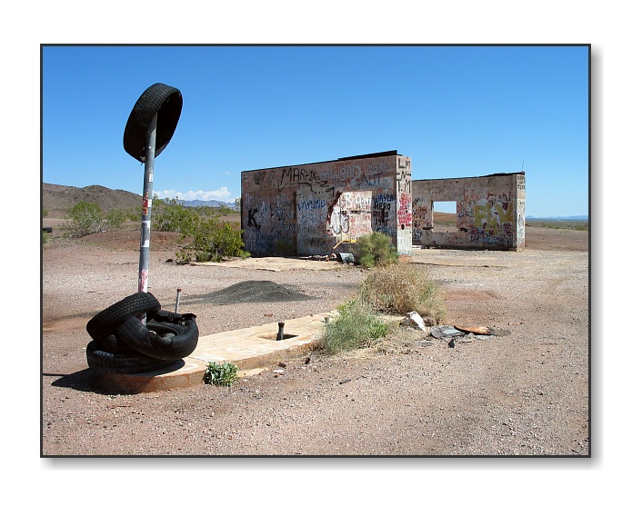 Old Gas Station,Rte. 66Cadiz Summit, CA