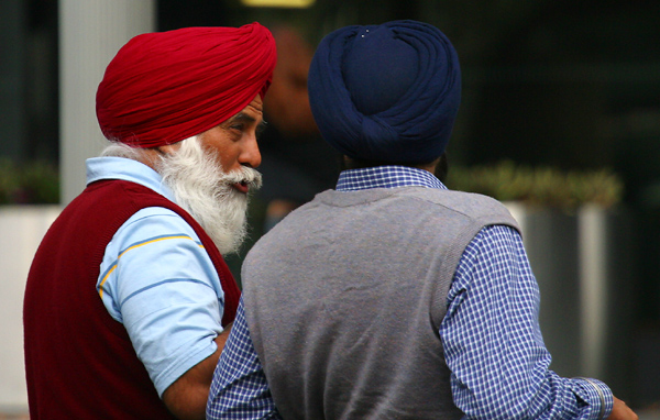 Two Sikh gentlemen