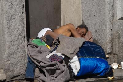 Homeless Man, Boston