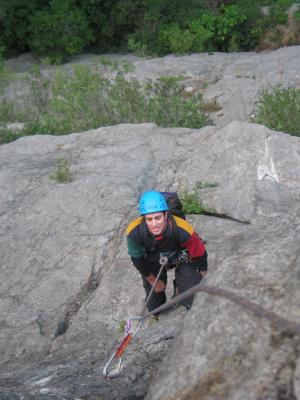 Chris seconding pitch 2 30m '22'