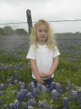 Lauren in the bluebonnets