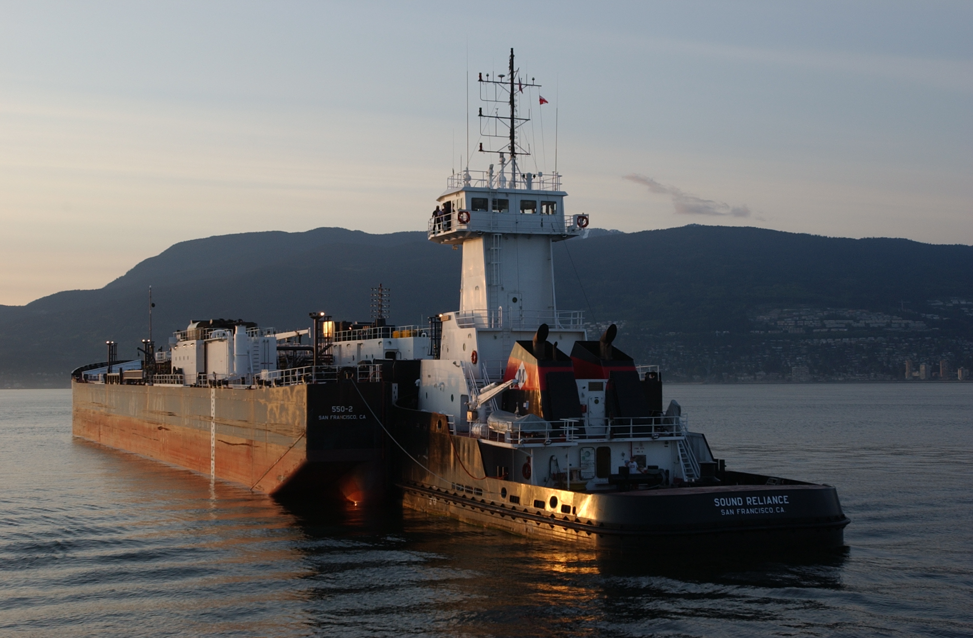 lighter in vancouver harbour