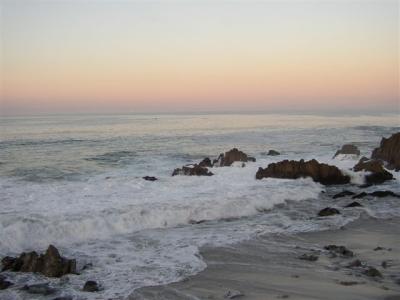 Monterey Bay at sunset 1