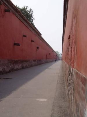 An alley in the forbidden city.